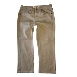 Levi Strauss Tan Denim Capris Bottoms Size 4